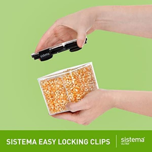 Sistema Contenedores De Almacenamiento De Alimentos Con Tapa