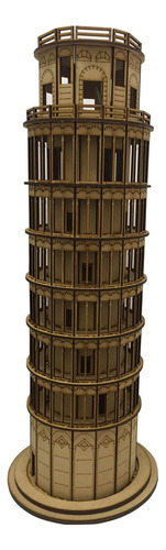 Maqueta Torre De Pisa Centro De Mesa Mdf Laser 3d