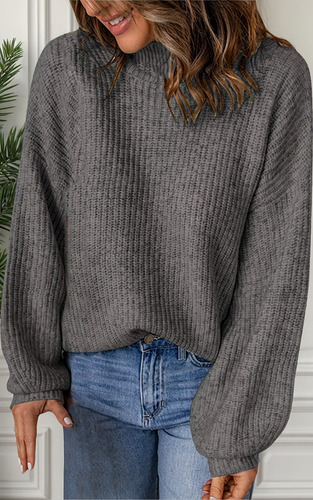 Sudadera De Invierno Para Mujer, Cuello Alto, Suave, Blusa T