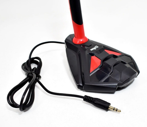 Imagen 3 de 6 de Microfono Gamer Nisuta 200 Soporte Celular Pc Notebook