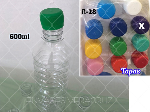 botellas de plástico PIXNOR botellas de bebidas con tapones para interior y exterior 250 ml 10 botellas vacías de agua bebidas 