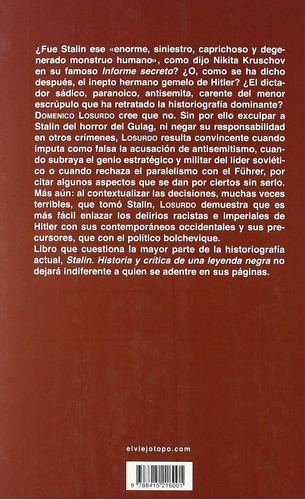 Stálin, De Domenico Losurdo., Vol. 0. Editorial El Viejo Topo, Tapa Blanda En Español, 2011