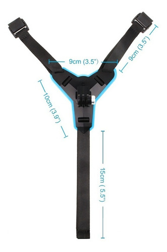 Arnés Para Casco Motocicleta Ajustable Gopro Sjcam Sony