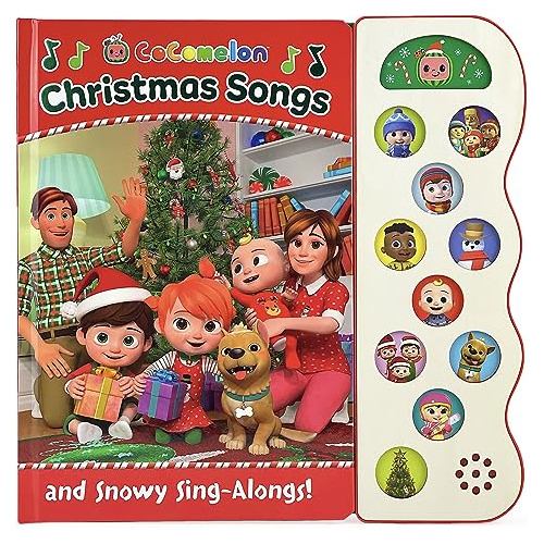 Book : Cocomelon Christmas And Snowy Sing-along Songs,...