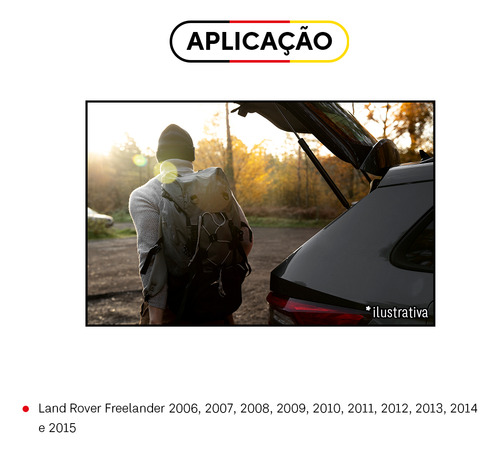 Par Amortecedor Freelander Blindado Porta Malas 2006 A 2015