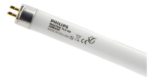 Tubo Fluorescente Philips 28w 4000k T5 Paquete De 5 Pz