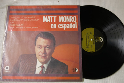 Vinyl Vinilo Lp Acetato Matt Monro En Español Balada