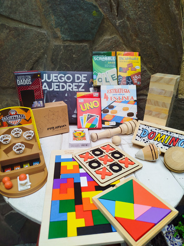 Combo Ludoteca 17 Juegos De Mesa Familiares Kit Juegos Bar