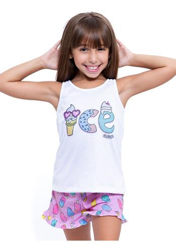 Pijama Niña De Verano Helado Cocot Art 7422