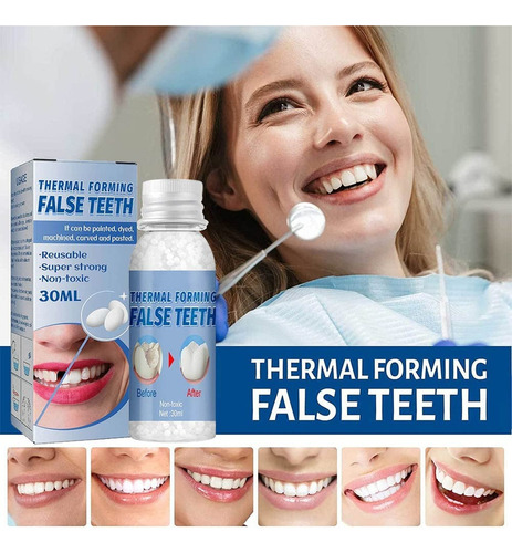 Eelhoe Dientes Postizos Dientes Reparación Gránulos 30ml