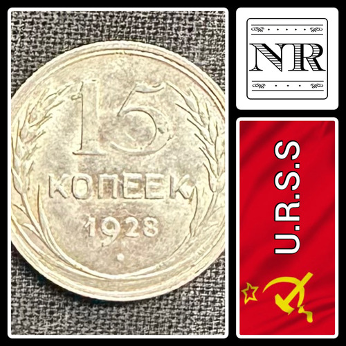 Rusia - 15 Kopeks - Año 1928 - Y #87 - Urss - Cccp - Ag .500