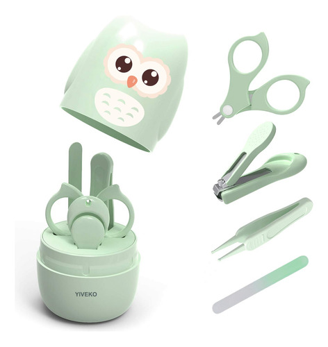 Kit De Uñas Yliveko Baby, Juego De Cuidado De Uñas Para Bebé