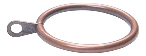 Paquete De 5 Anillos De Cortina De Metal Liso, Poste De