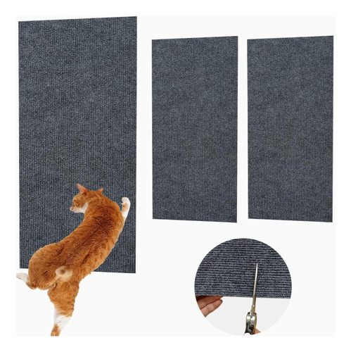 2 Alfombrilla Rascadora Para Gatos, Juguete De Garra M