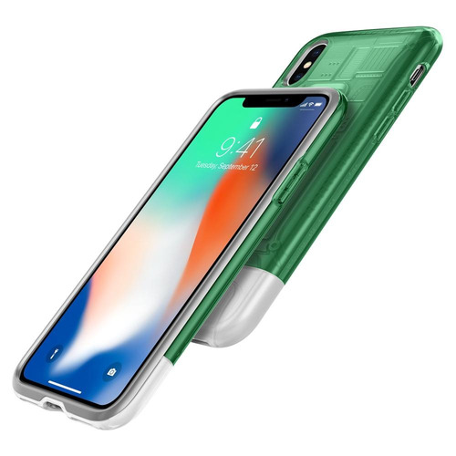 Capa Spigen Apple iPhone X E Xs iMac G3 Classic C1 Verde