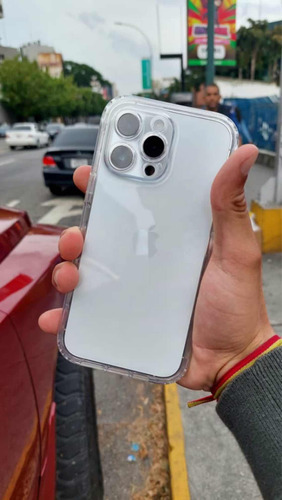 Imagen 2 de 2 de Forro Antigolpe 360 Transparente iPhone 14 Pro Max