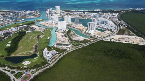 Departamento En Venta En Cancún, Blas, En Exclusiva Zona, Puerto Cancún Y Con Amenidades De Primer Nivel