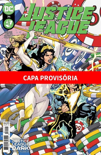 Liga da Justiça 07/65, de V, Ram. Editora Panini Brasil LTDA, capa mole em português, 2022