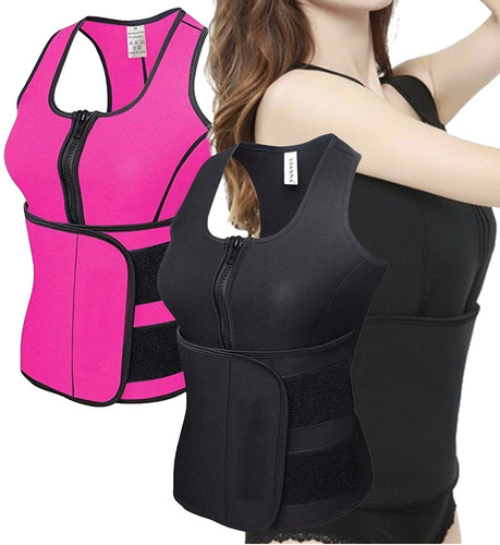 Imagen 9 de 9 de Conjunto Deportivo Modelador Reductor Con Cierre Y Velcro Cs