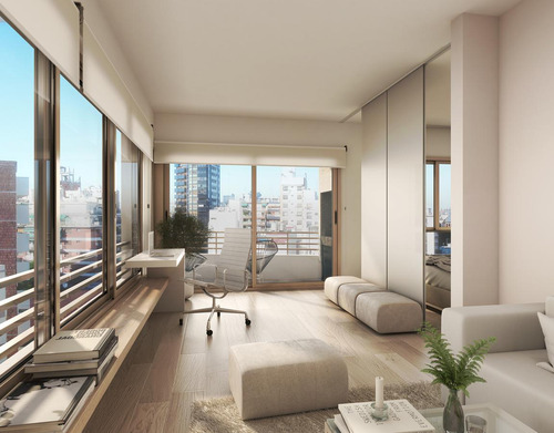 Venta Departamento De 1 Ambiente Divisible En Las Cañitas - En Construcción, Apto Blanqueo