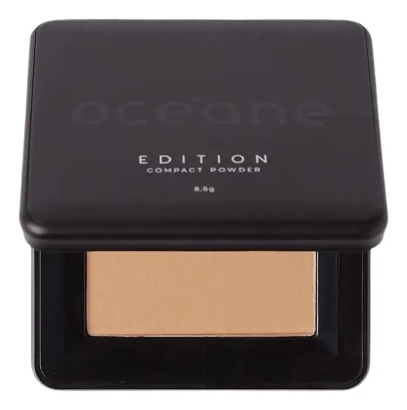 Base De Maquiagem Pó Compacto Fino Powder Oceane Edition Tom Médio - True Caramel