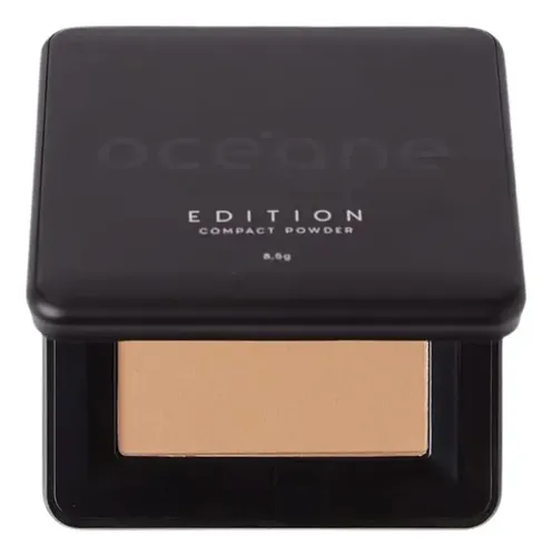 Base De Maquiagem Pó Compacto Fino Powder Oceane Edition Tom Médio - True Caramel
