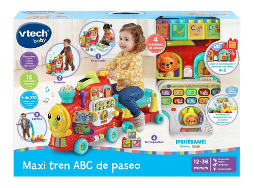 Tren Abc De Paseo Juguete Electrónico Bebé Niño Vtech