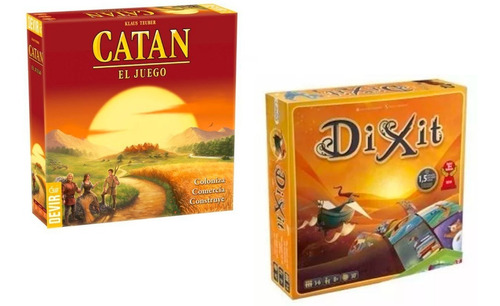 Pack Juegos Catan + Dixit Original En Español / Diverti