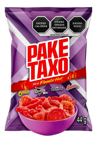 8 Pack Frituras Xtra Flamin Hot Paketaxo Sabritas 44