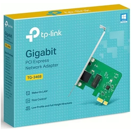 Placa De Red Tp-link Tg-3468 Pci Express Gigabit