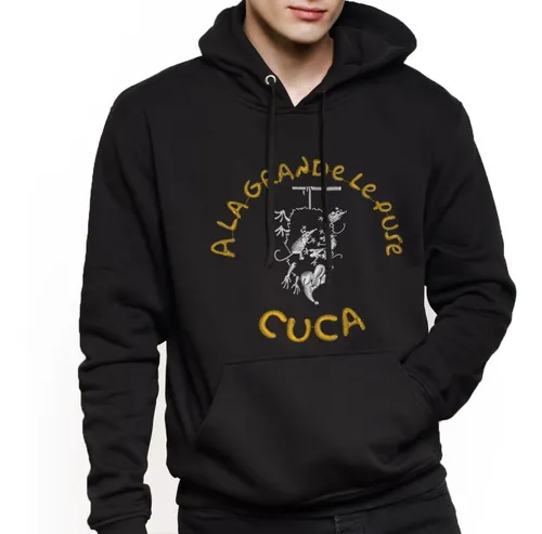 Sudadera negra grande hotsell