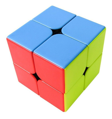 Cubo Mágico 2x2x2 Magic Cube Profissional Interativo Jht332 Cor da estrutura Colorido