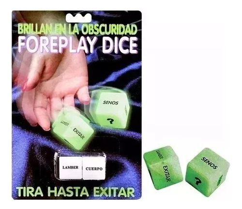 Dados Eroticos Foreplay Glow In The Dark
