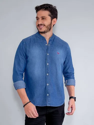 Camisa jeans revanche feminina sales