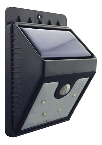 Foco Led Recargable Con Sensor De Movimiento Y Panel Solar