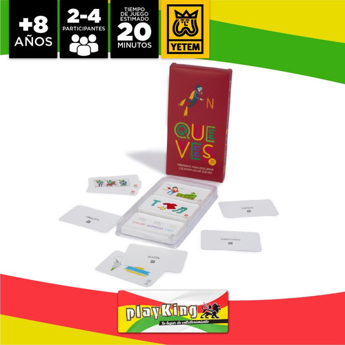 Imagen 3 de 10 de Que Ves Junior Juego Mesa Acertijos Niños Yetem Playking