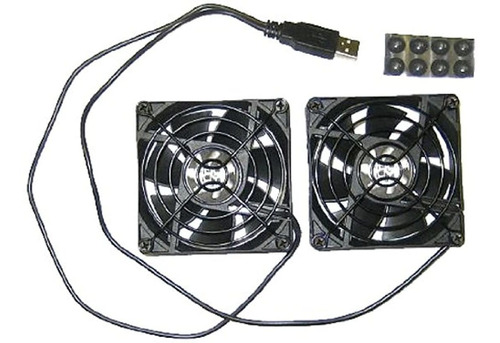 Coolerguys Dual 80 Mm Usb Ventiladores De Refrigeración