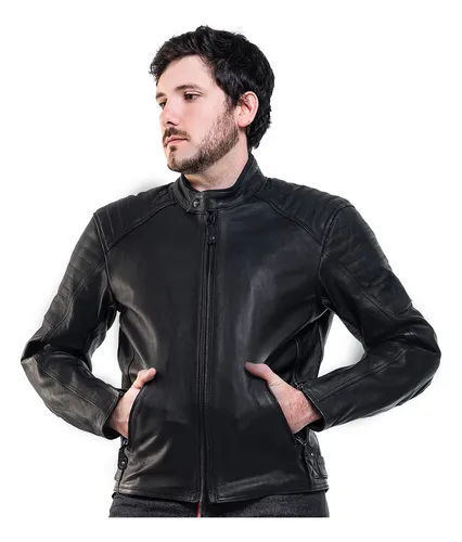 Campera Moto Cuero MercadoLibre