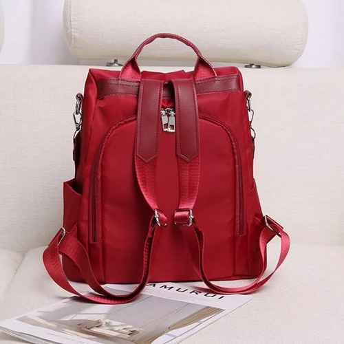 Bolsa Mochila Anti-robo Para Dama