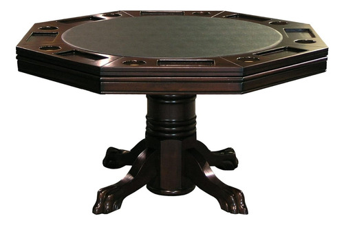 Mesa De Billar Combinada, Signature Mahogany; Caoba
