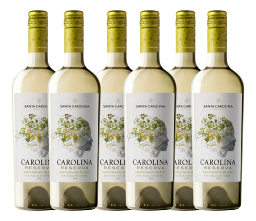 Vinho Chileno Santa Carolina Reserva Suavignon Blanc Cx/6