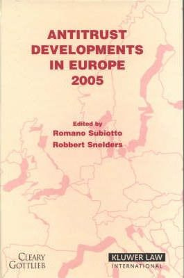 Libro Antitrust Developments In Europe - Romano Subiotto