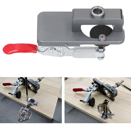 Soporte Taladro Punzón Carpintero 35mm Ajustable Orificio