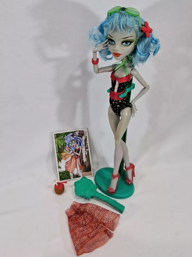 Boneca Ghoulia Yelps Skull Shores Praia Ilha Da Caveira 01 (Usado)