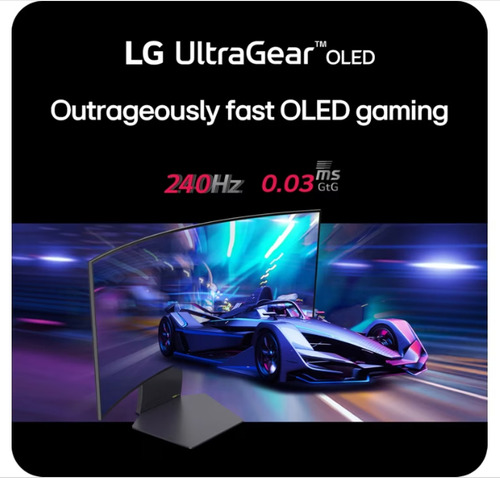 Monitor Gamer LG con pantalla de 45" 240Hz 220V y resolución Full HD