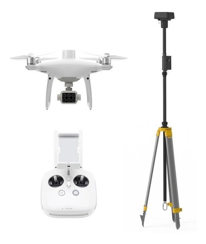 Drone Dji Phantom 4 Multiespectral Rtk + Base Drtk2 