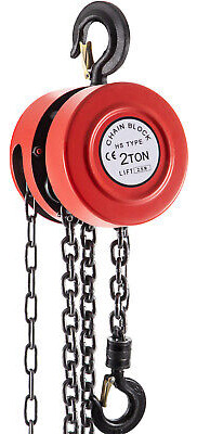 Vevor Chain Hoist Chain Block 2 Ton Capacity 8 Feet Lift Oaj