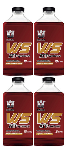 Aceite Caja Toyota Atf Ws Duaer Sintetico Combo 4 Unid