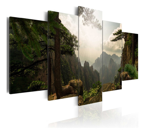 Artgeist Lienzo Acustico Para Pared Montaña Naturaleza 90 X