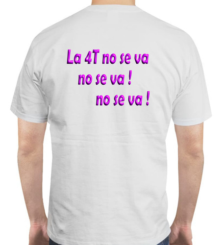 Playera Diseño Es Claudia La 4t No Se Va